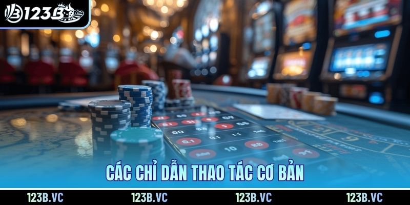 Các chỉ dẫn thao tác cơ bản Các chỉ dẫn thao tác cơ bản