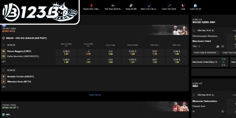 Siêu phẩm thể thao 123B nổi bật